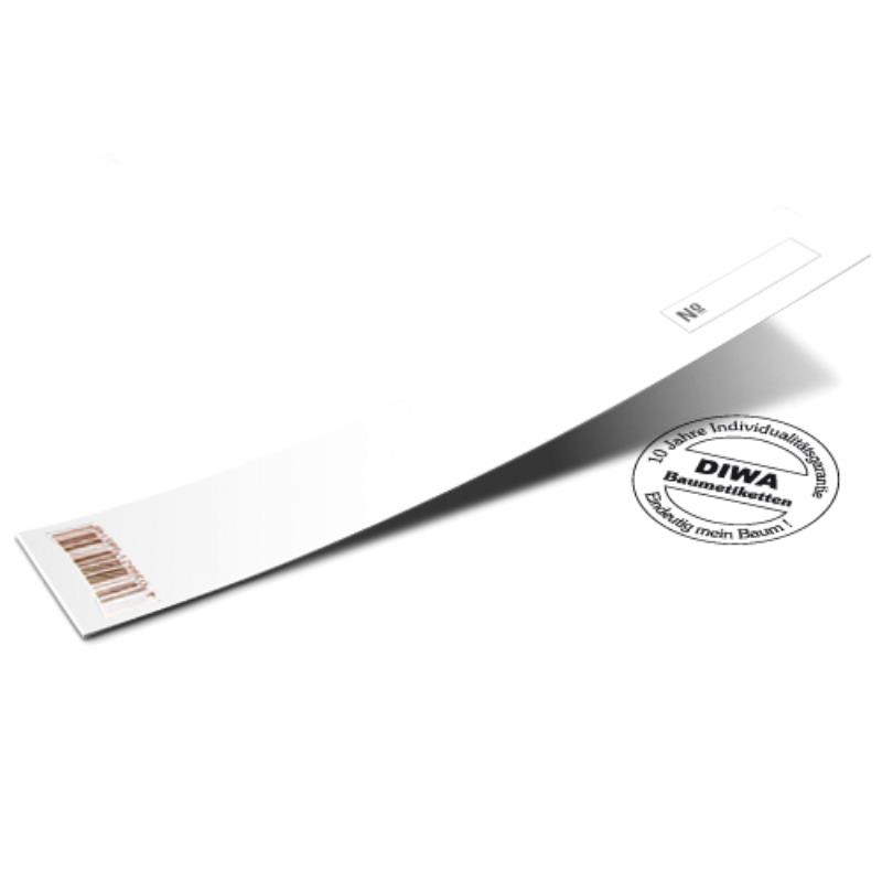 DIWA Premium étiquette - blanc - avec EAN 1 paquet de 1000 unités / 270 x 35 mm